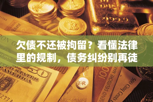 北京欠债不还被拘留？看懂法律里的规制，债务纠纷别再徒劳奔波