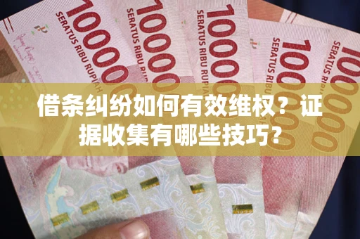 北京借条纠纷如何有效维权？证据收集有哪些技巧？