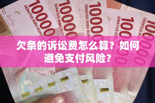 北京欠条的诉讼费怎么算？如何避免支付风险？